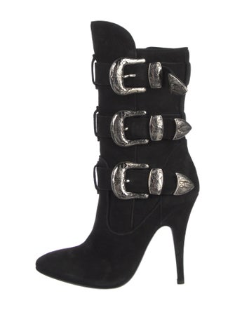 Giuseppe Zanotti x Balmain Suede Boots