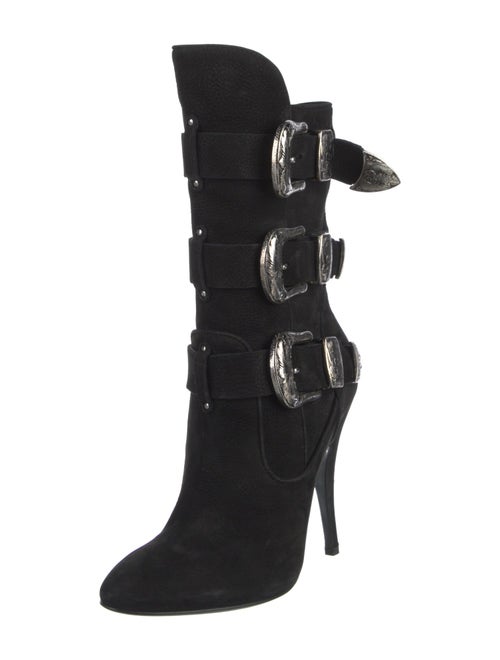 Giuseppe Zanotti x Balmain Suede Boots