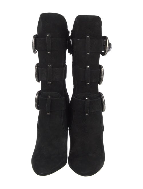 Giuseppe Zanotti x Balmain Suede Boots
