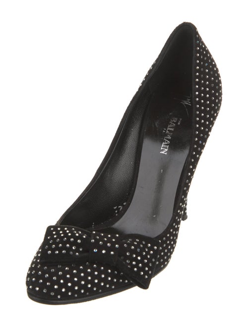 Giuseppe Zanotti x Balmain Suede Polka Dot Print Pumps