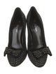 Giuseppe Zanotti x Balmain Suede Polka Dot Print Pumps