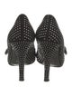 Giuseppe Zanotti x Balmain Suede Polka Dot Print Pumps