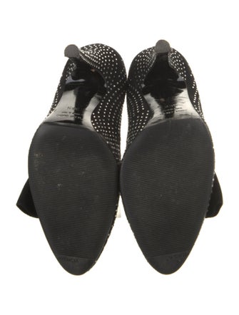 Giuseppe Zanotti x Balmain Suede Polka Dot Print Pumps