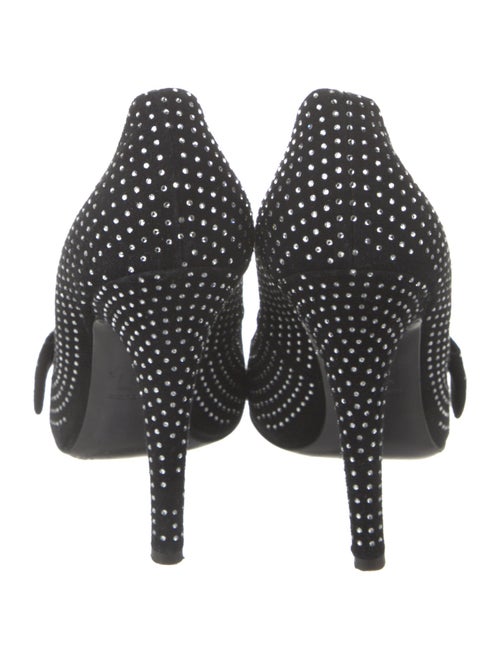 Giuseppe Zanotti x Balmain Suede Bow Accents Pumps