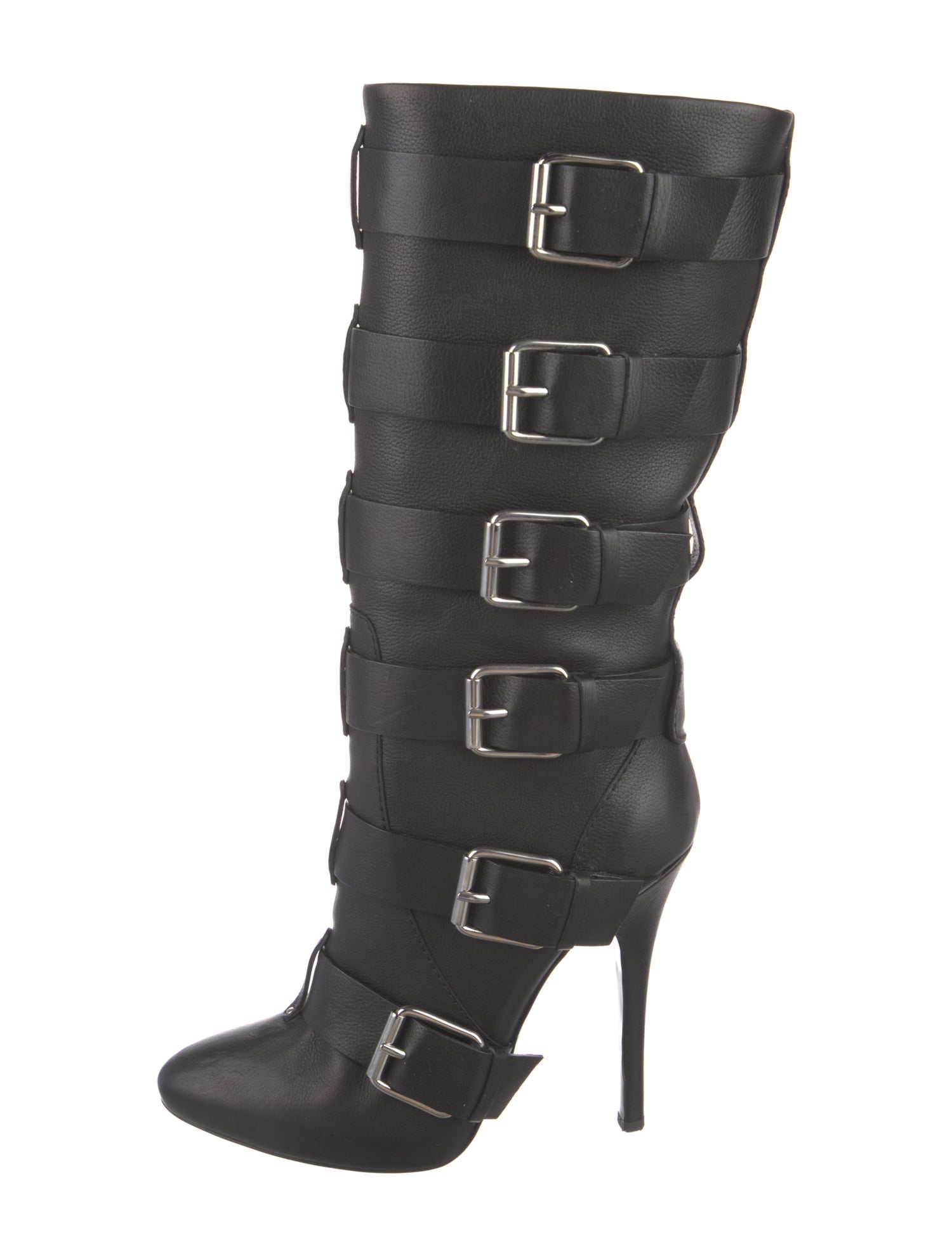 Giuseppe Zanotti x Balmain Suede Lace-Up Boots