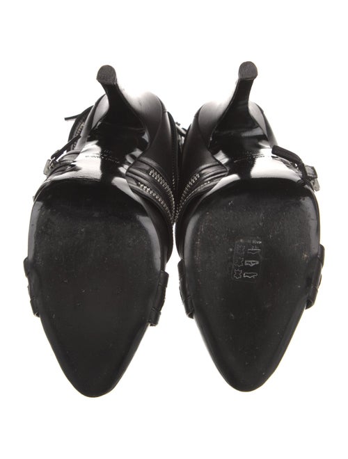 Giuseppe Zanotti x Balmain Leather Lace-Up Boots