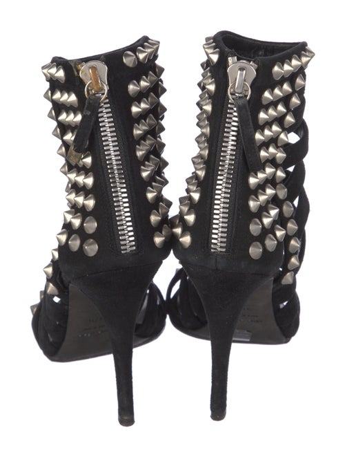 Giuseppe Zanotti x Balmain Suede Studded Accents Pumps