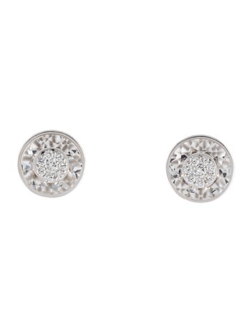 Bhansali Stud 18K Quartz & Diamond Earrings