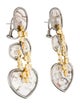 Bhansali 18K Diamond Slice Fancy Drop Earrings