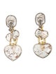 Bhansali 18K Diamond Slice Fancy Drop Earrings