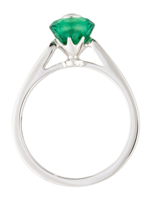Bhansali 18K Synthetic Emerald & Diamond Cocktail Ring