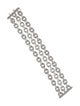 Bhansali 18K 9.00ctw Diamond Three Row Link Bracelet