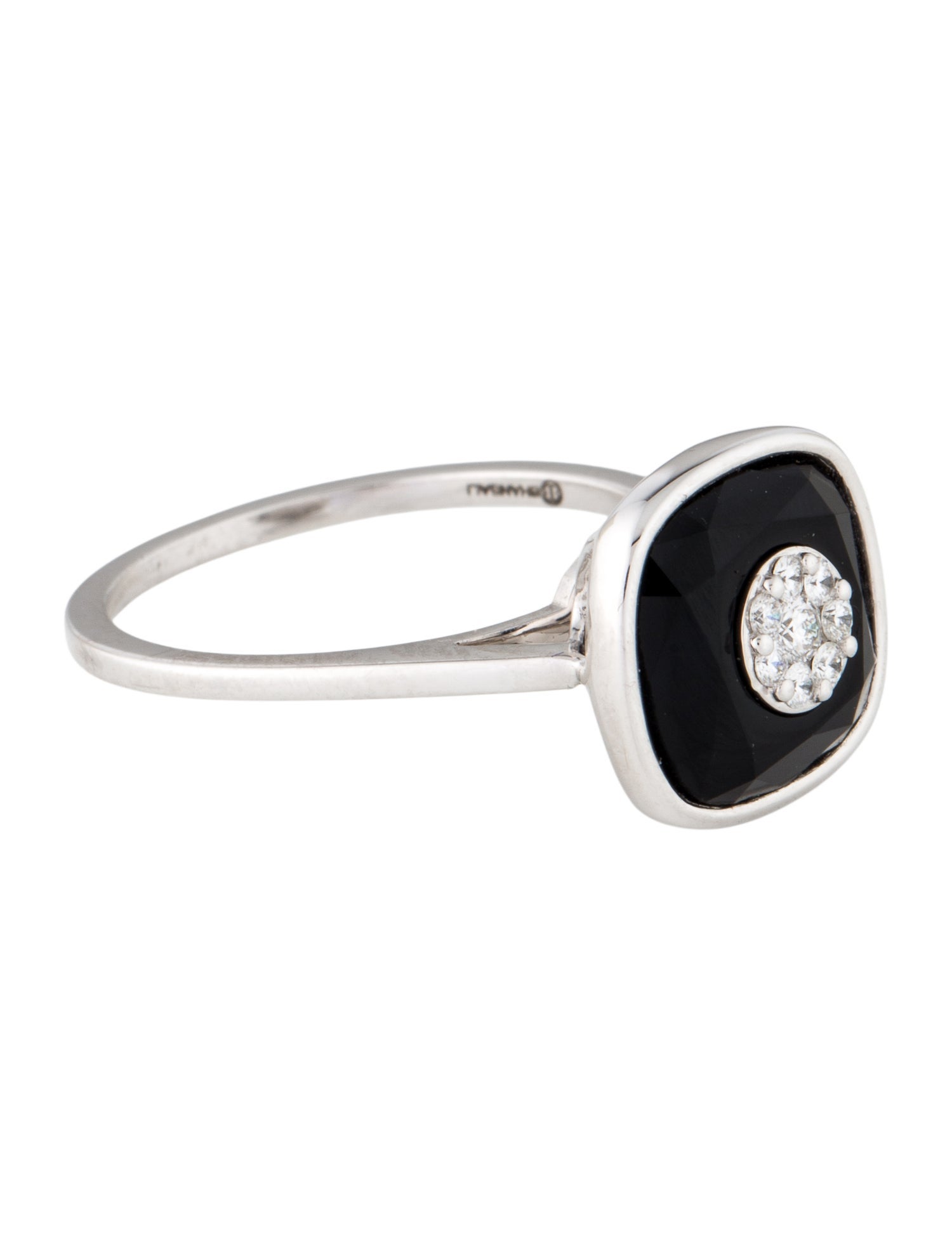 Bhansali 18K Onyx & Diamond Cocktail Ring