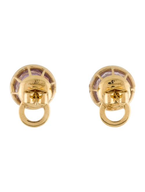 Bhansali 18K Amethyst & Diamond One Collection Stud Earrings