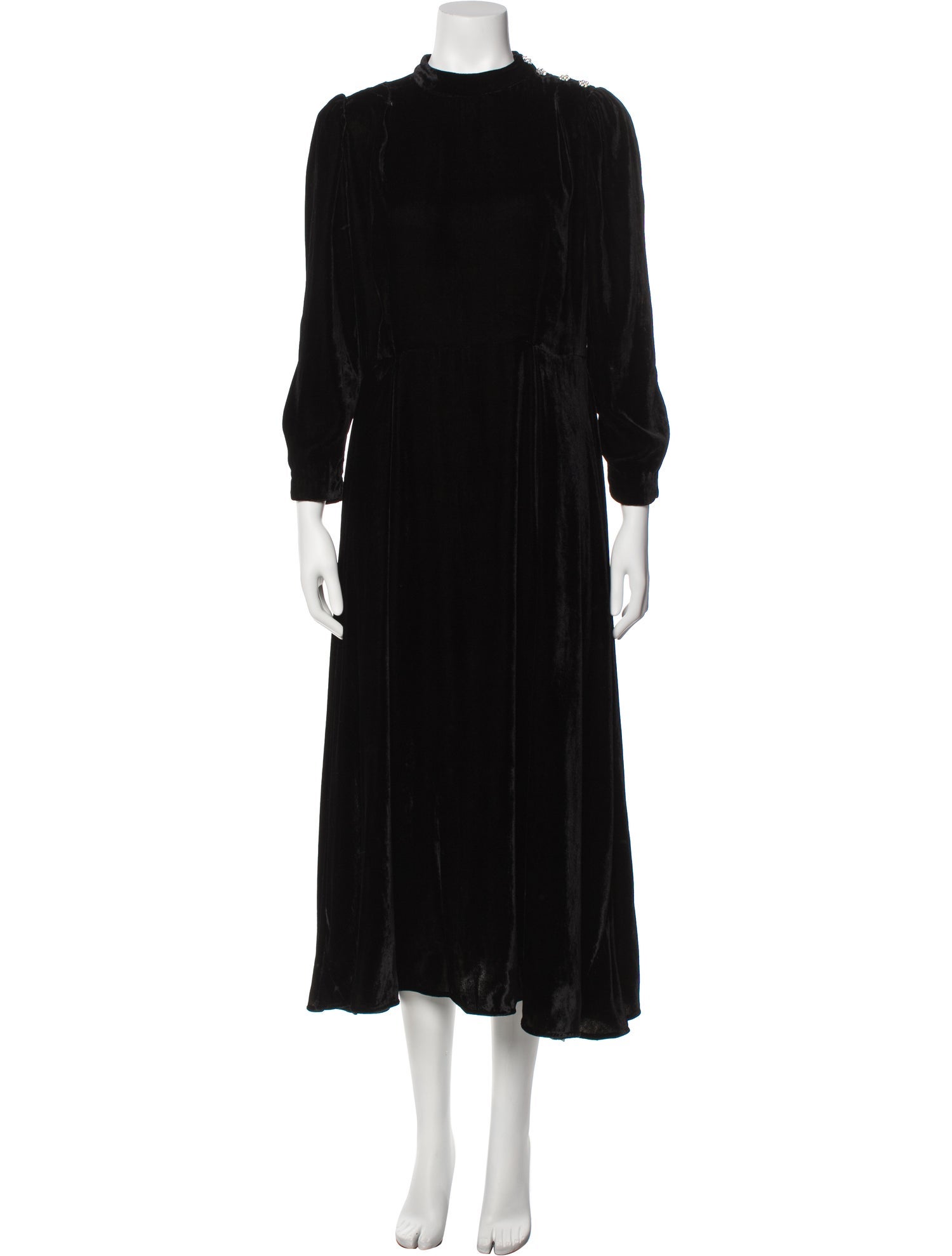 Beulah London Mock Neck Long Dress