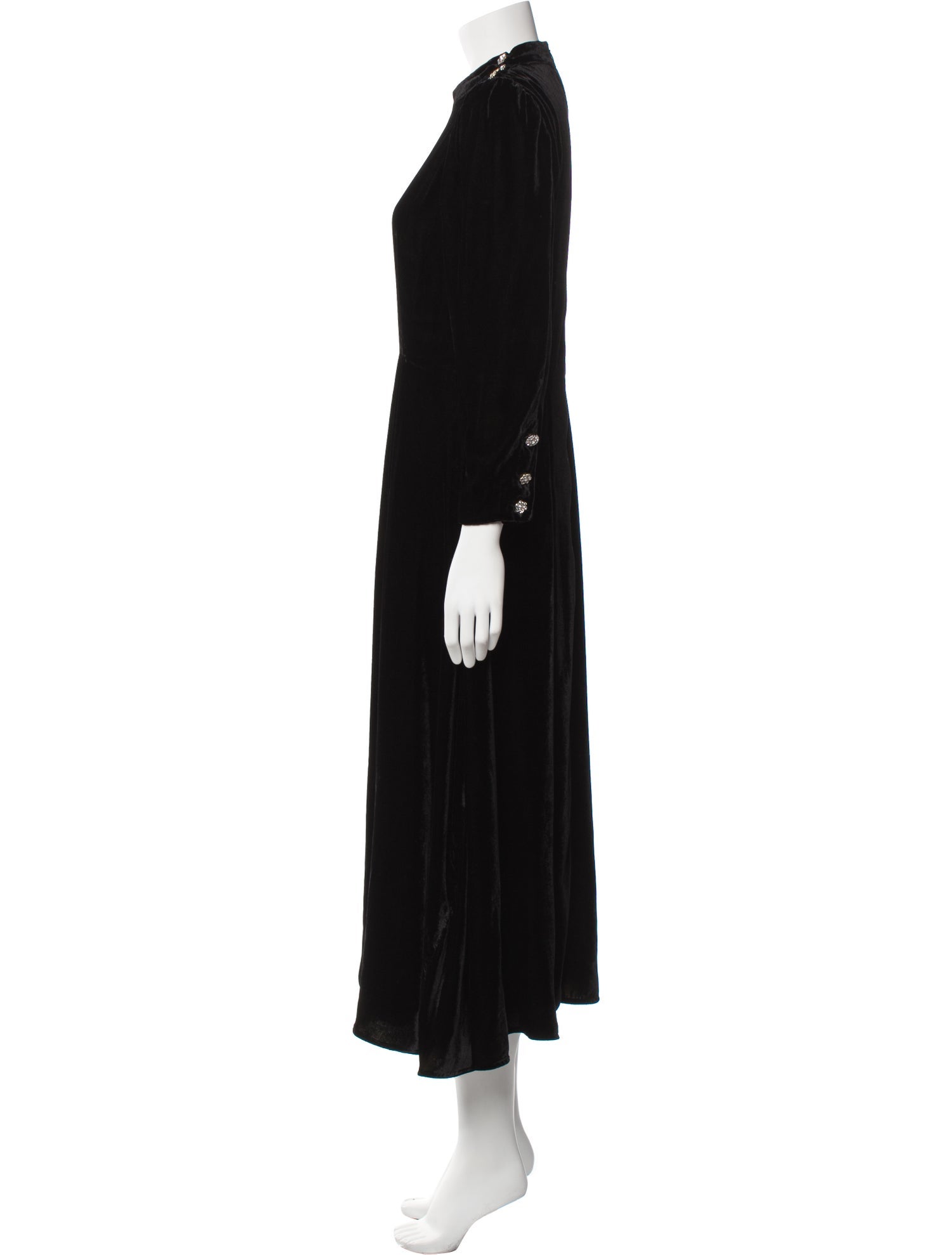 Beulah London Mock Neck Long Dress
