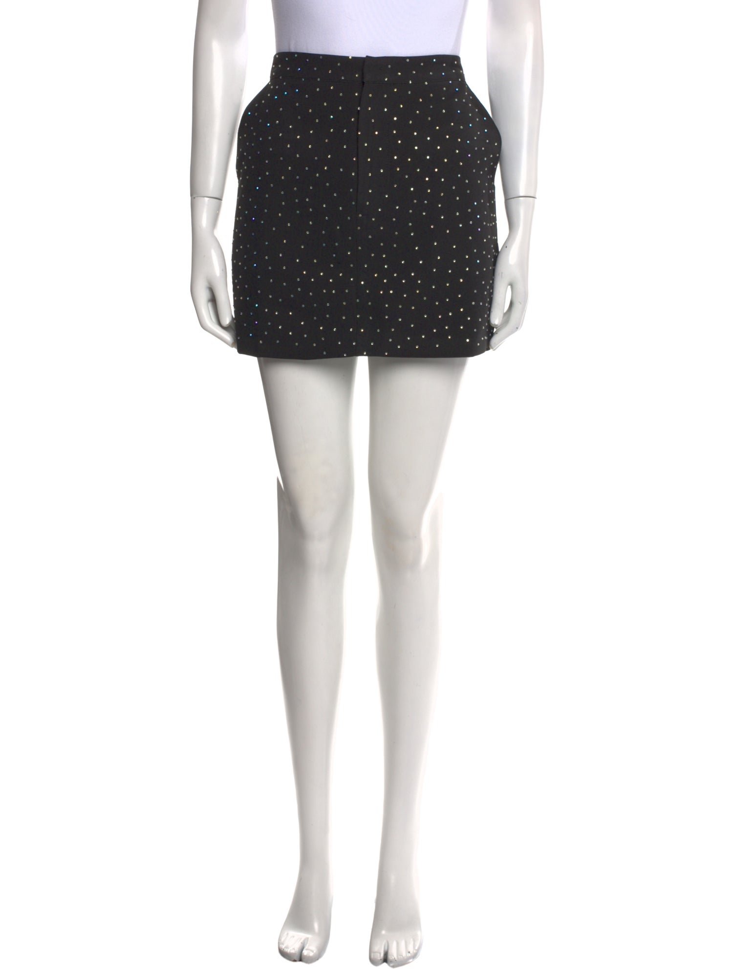Beulah London Polka Dot Print Mini Skirt