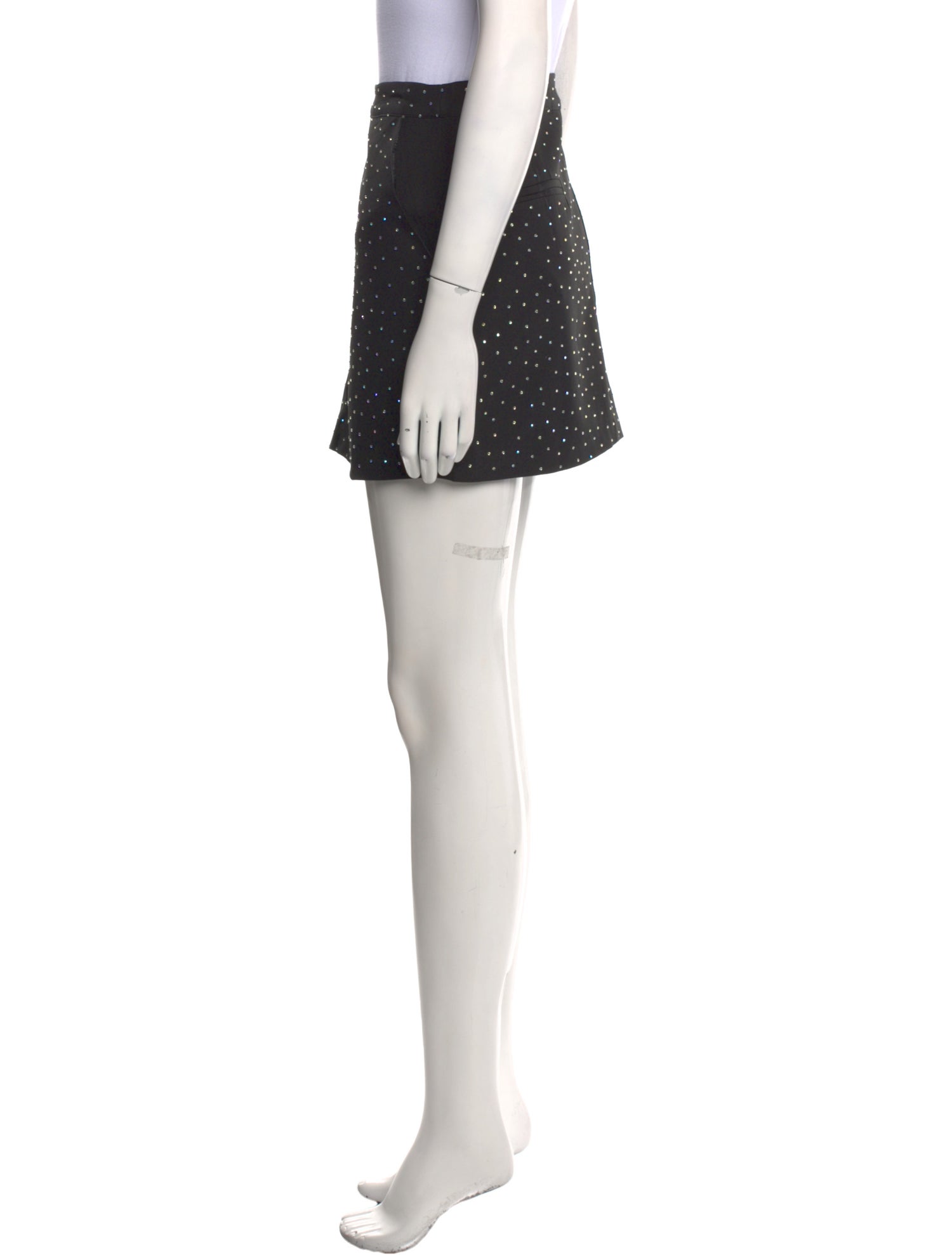 Beulah London Polka Dot Print Mini Skirt