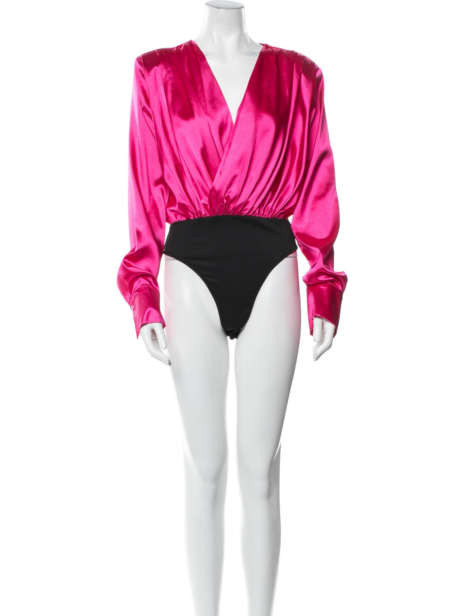 Beulah London V-Neck Long Sleeve Bodysuit