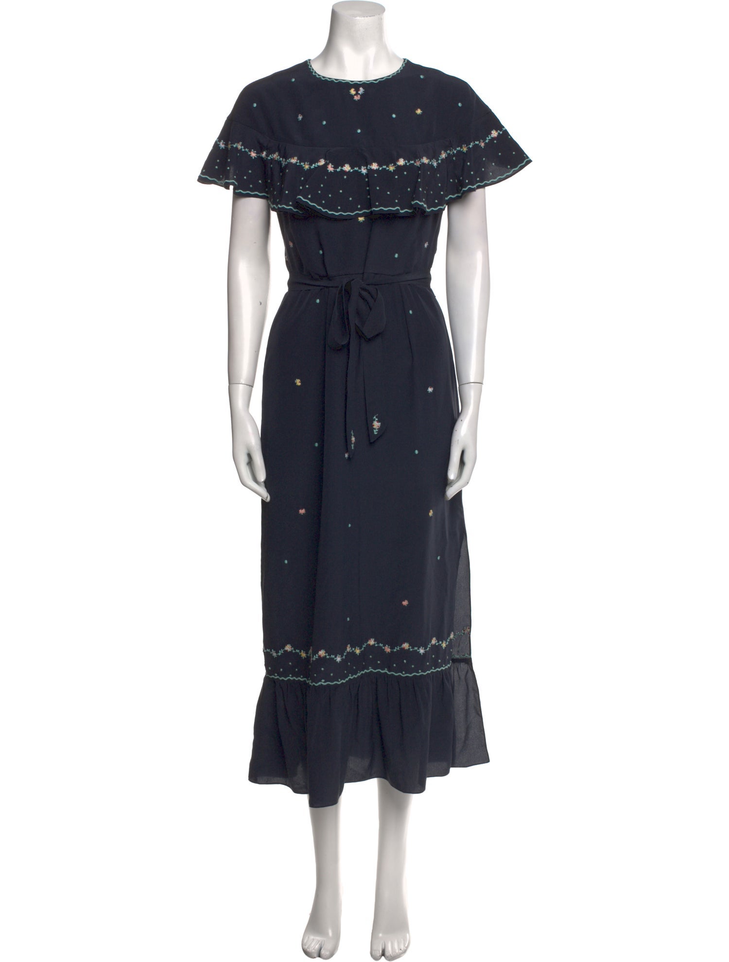 Beulah London Silk Long Dress