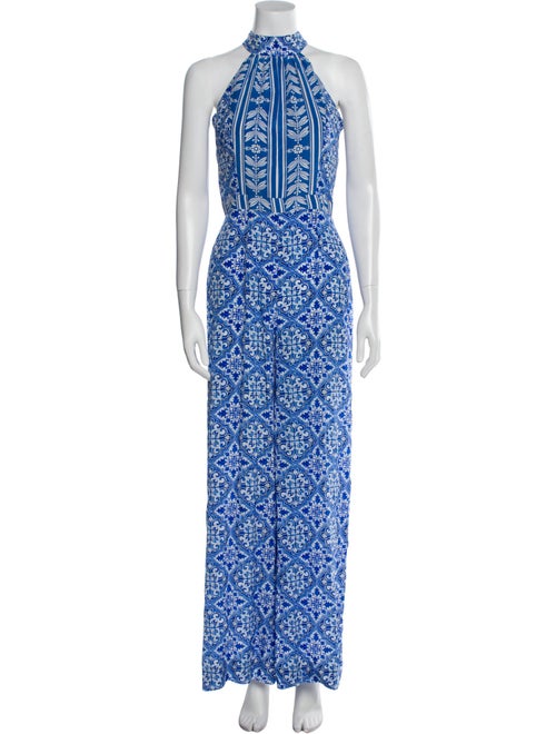Beulah London Printed Halterneck Jumpsuit