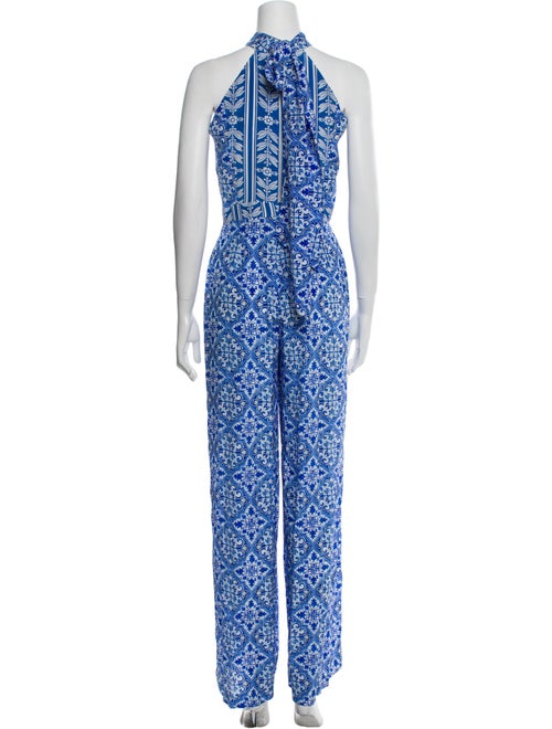 Beulah London Printed Halterneck Jumpsuit