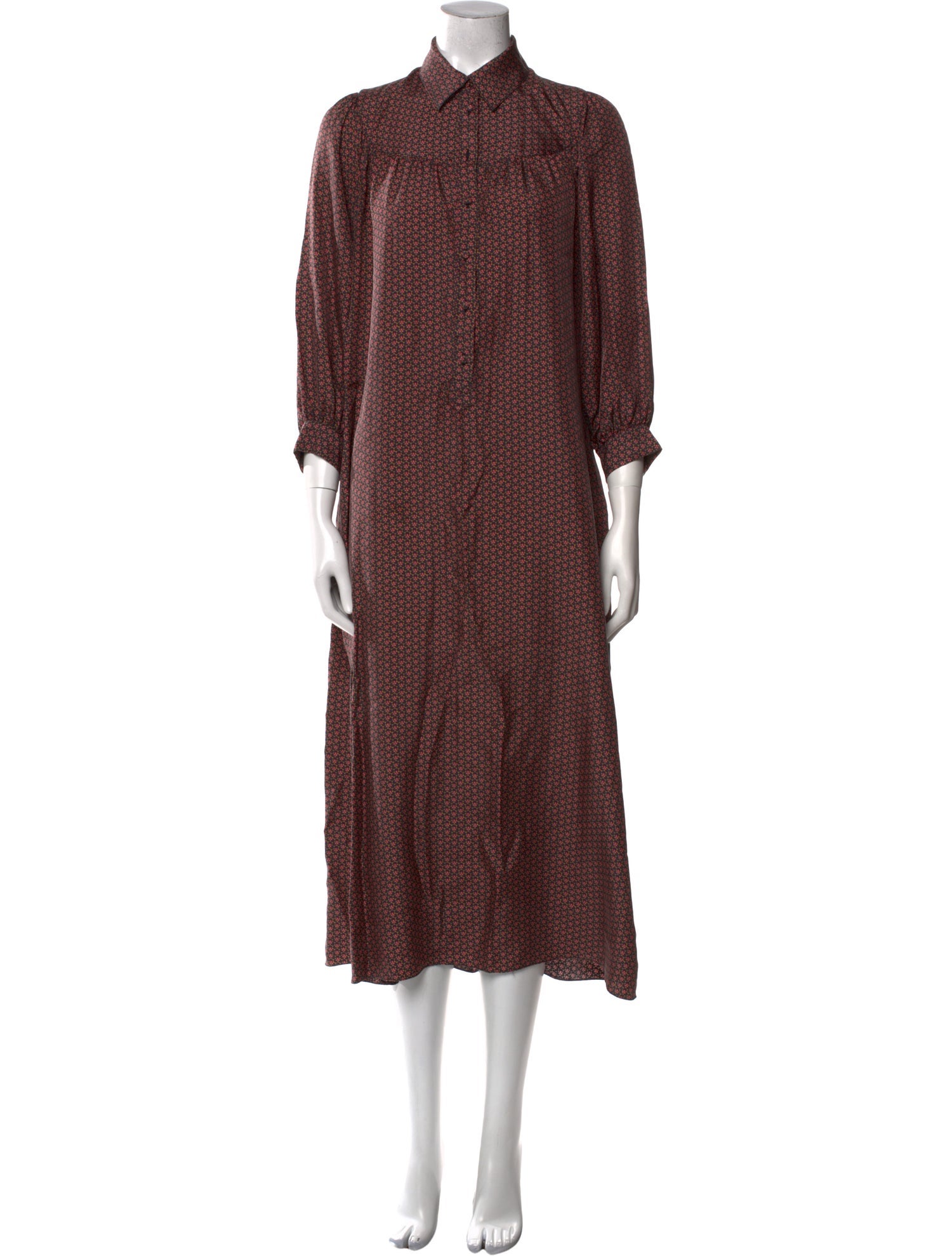 Beulah London Silk Long Dress