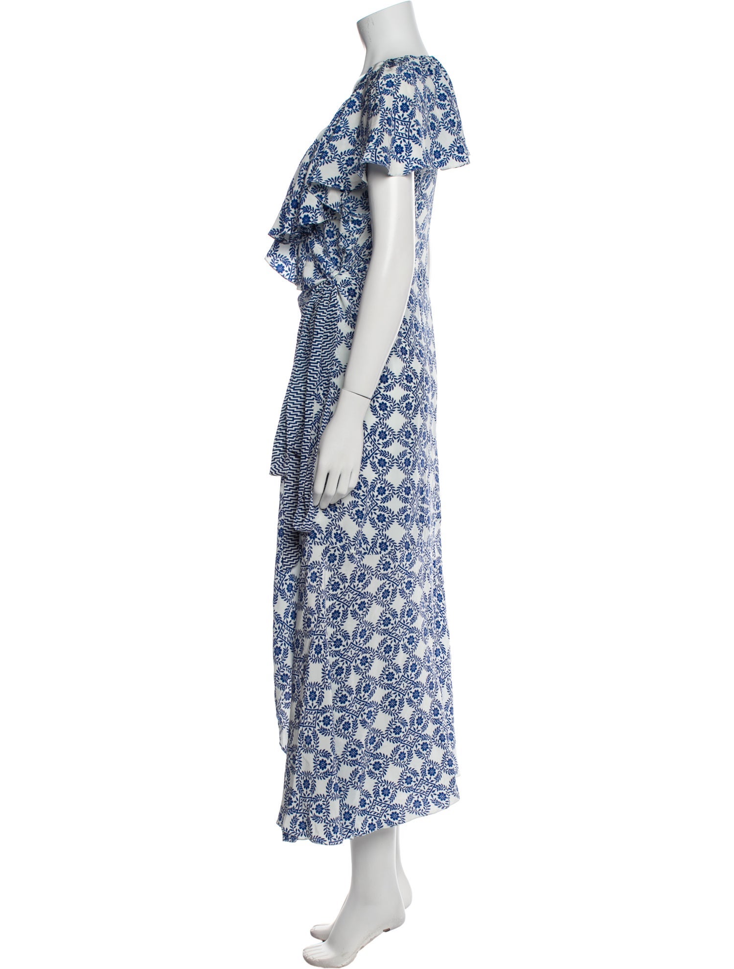Beulah London Silk Long Dress