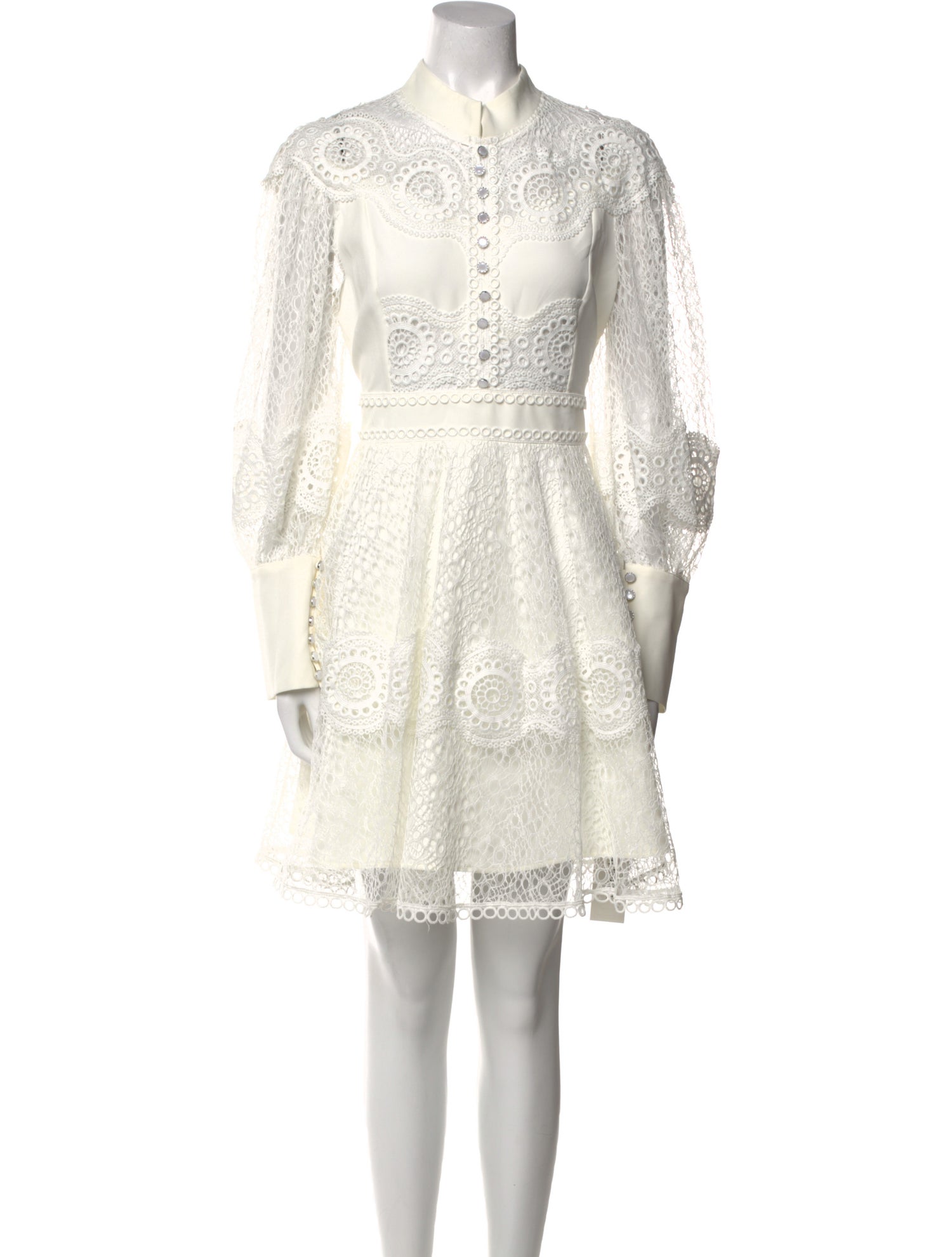 Beulah London Mock Neck Mini Dress