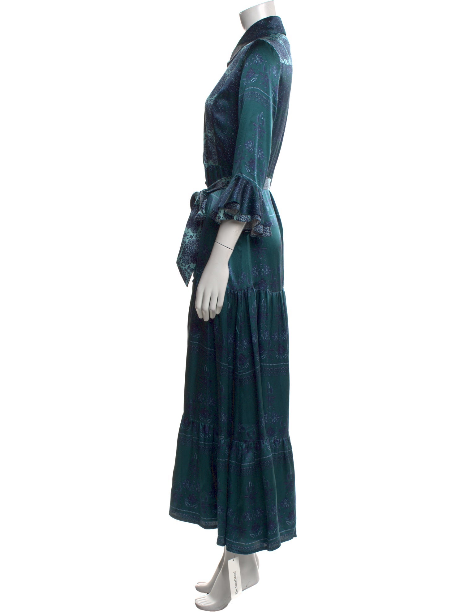 Beulah London Silk Long Dress