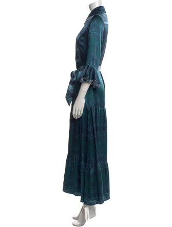 Beulah London Silk Long Dress