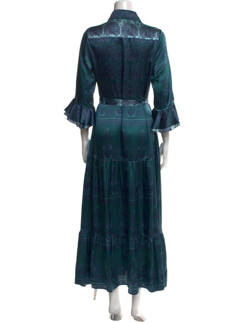 Beulah London Silk Long Dress