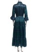 Beulah London Silk Long Dress