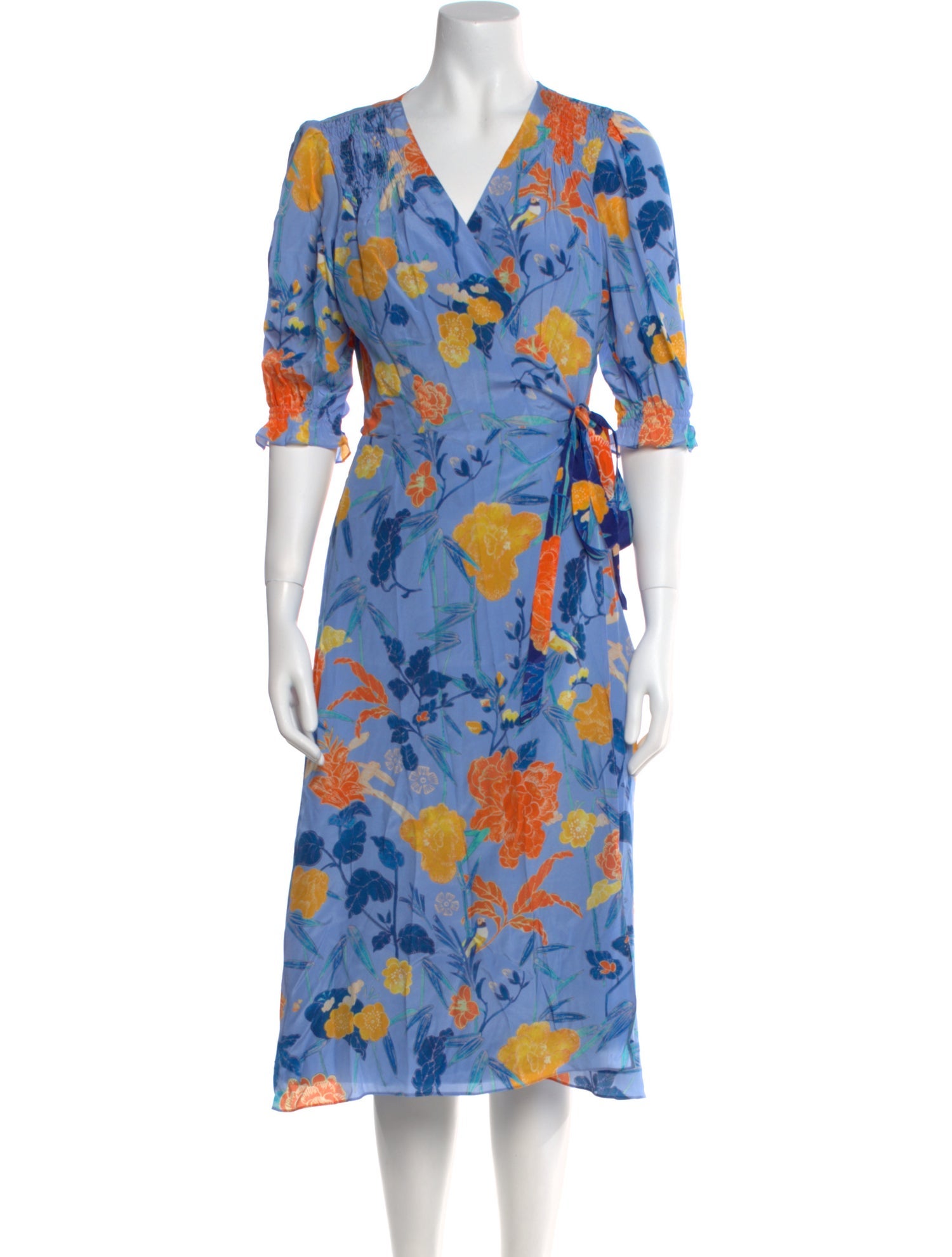 Beulah London Silk Midi Length Dress w/ Tags