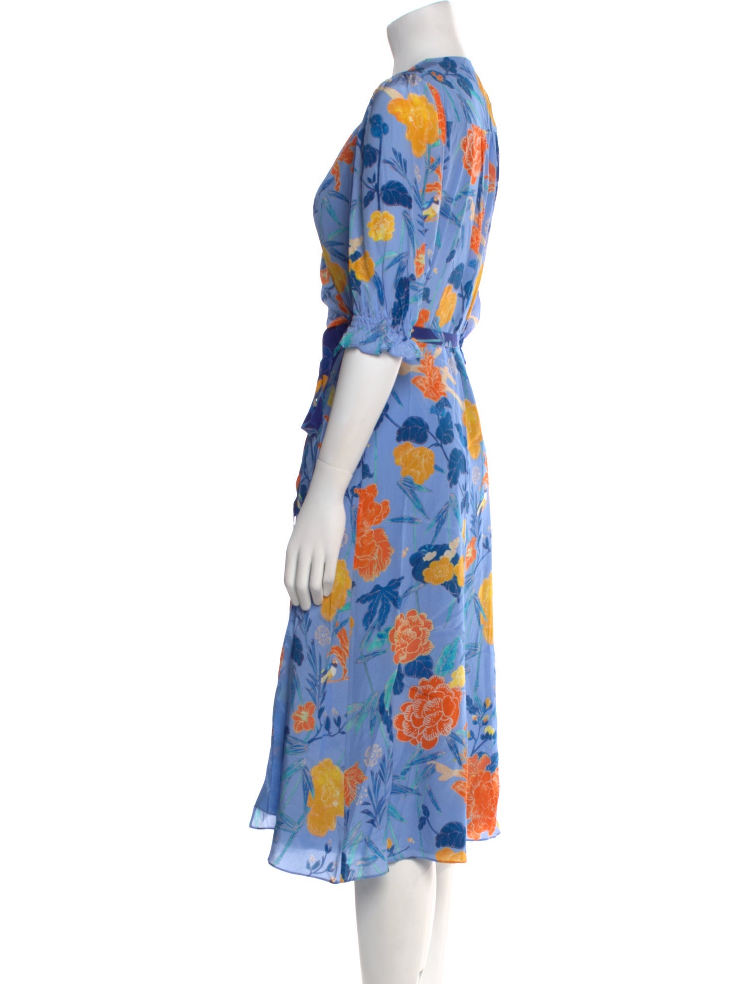 Beulah London Silk Midi Length Dress w/ Tags