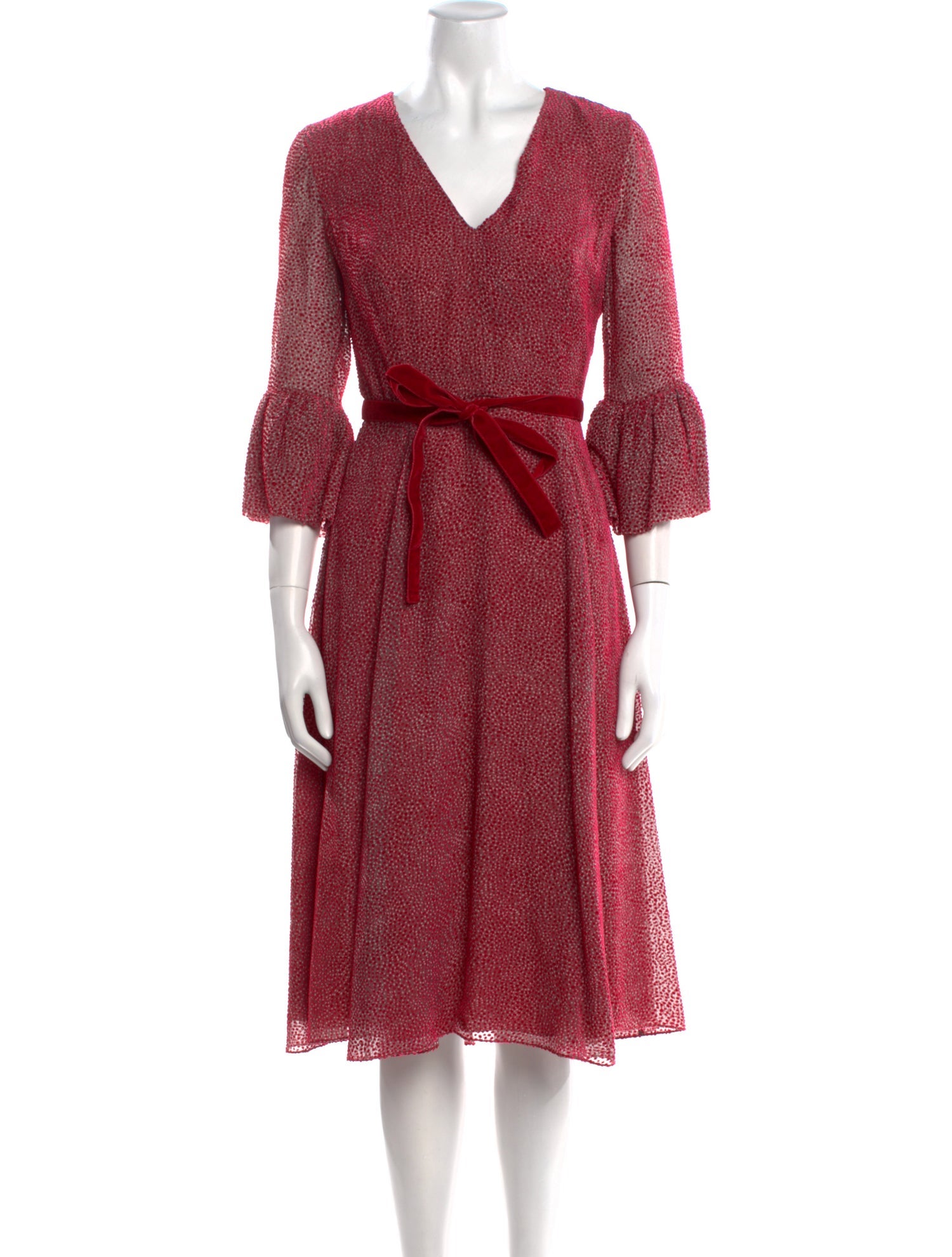 Beulah London Printed Midi Length Dress