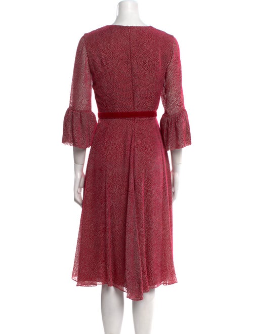 Beulah London Printed Midi Length Dress