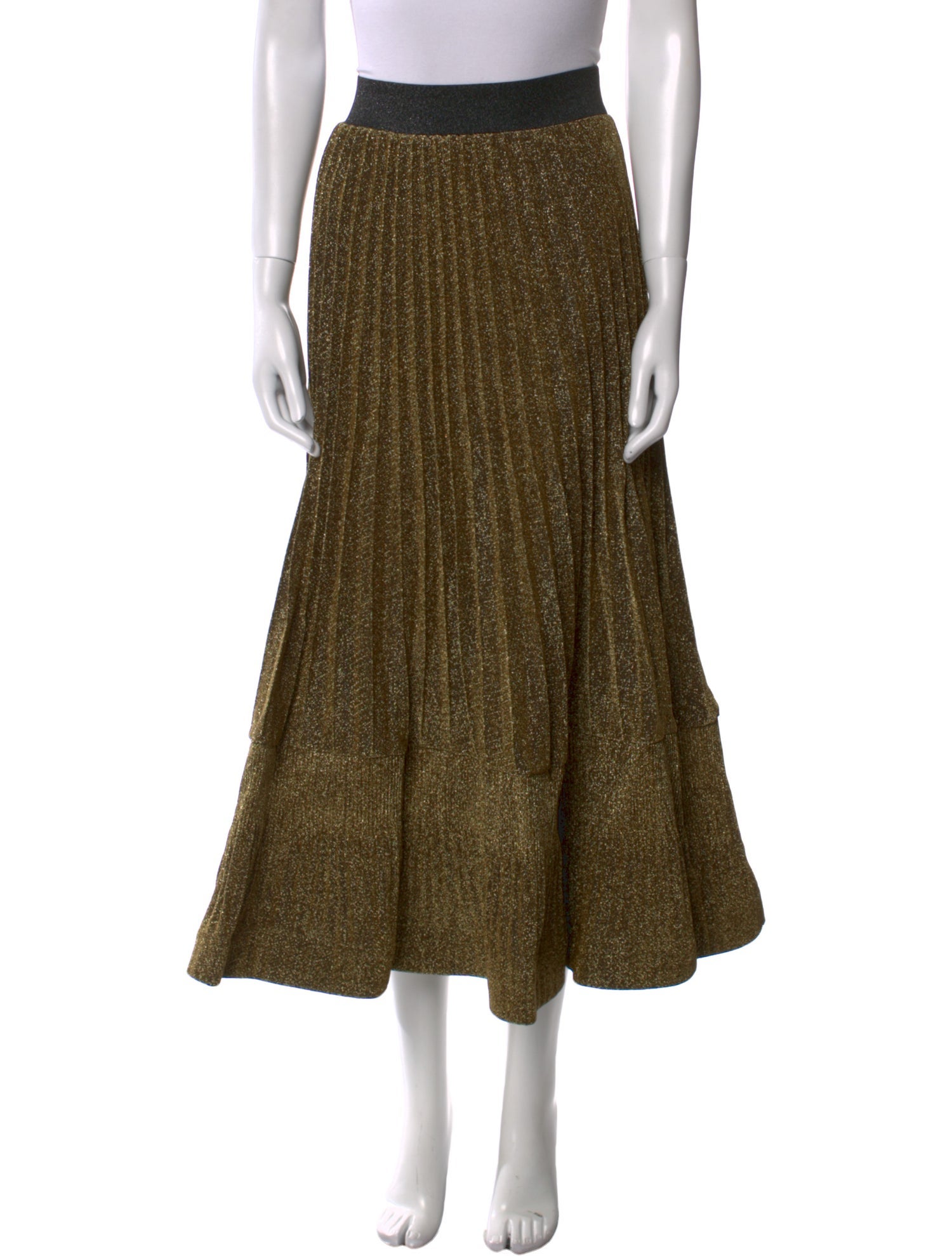 Beulah London Striped Midi Length Skirt w/ Tags