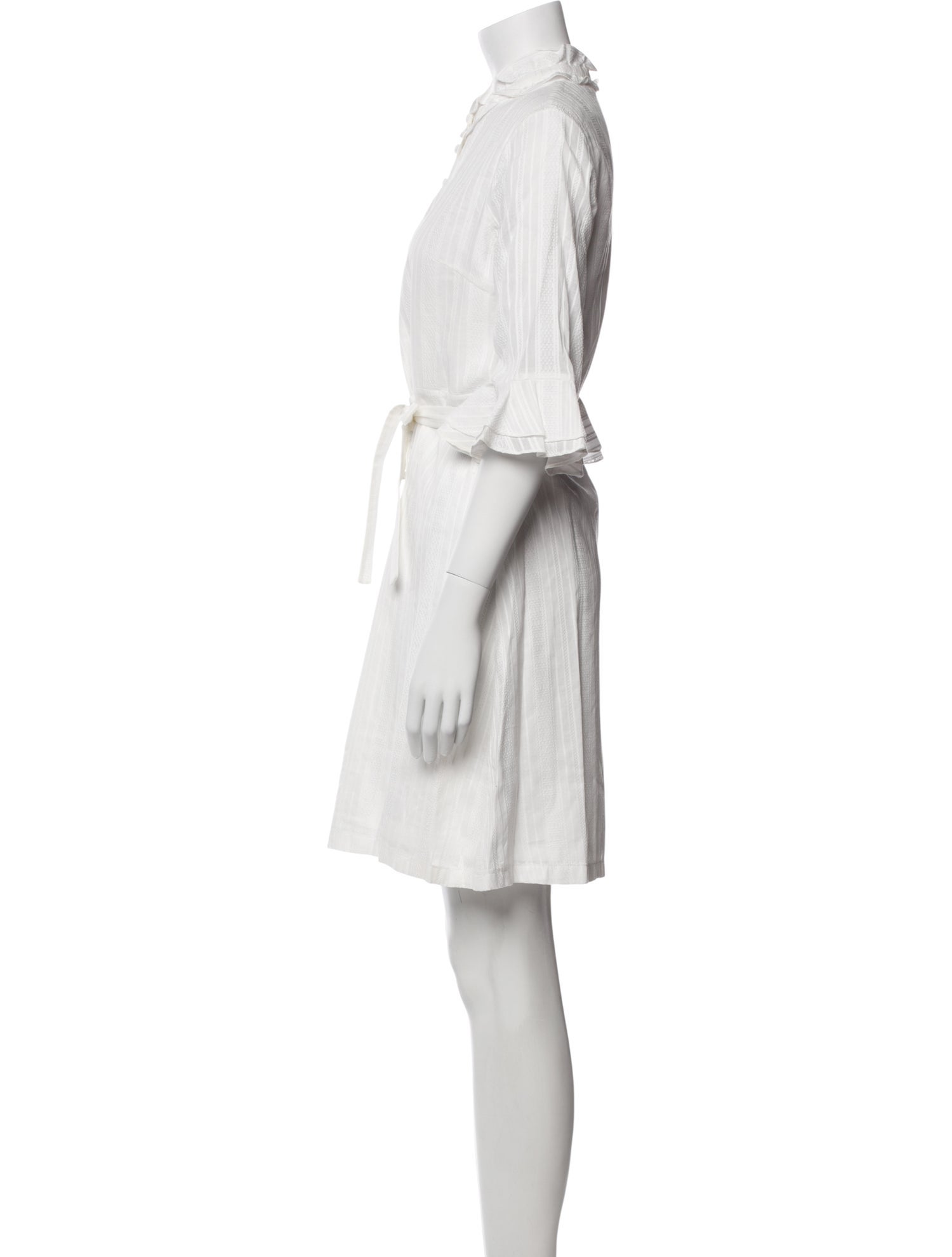 Beulah London Mock Neck Knee-Length Dress