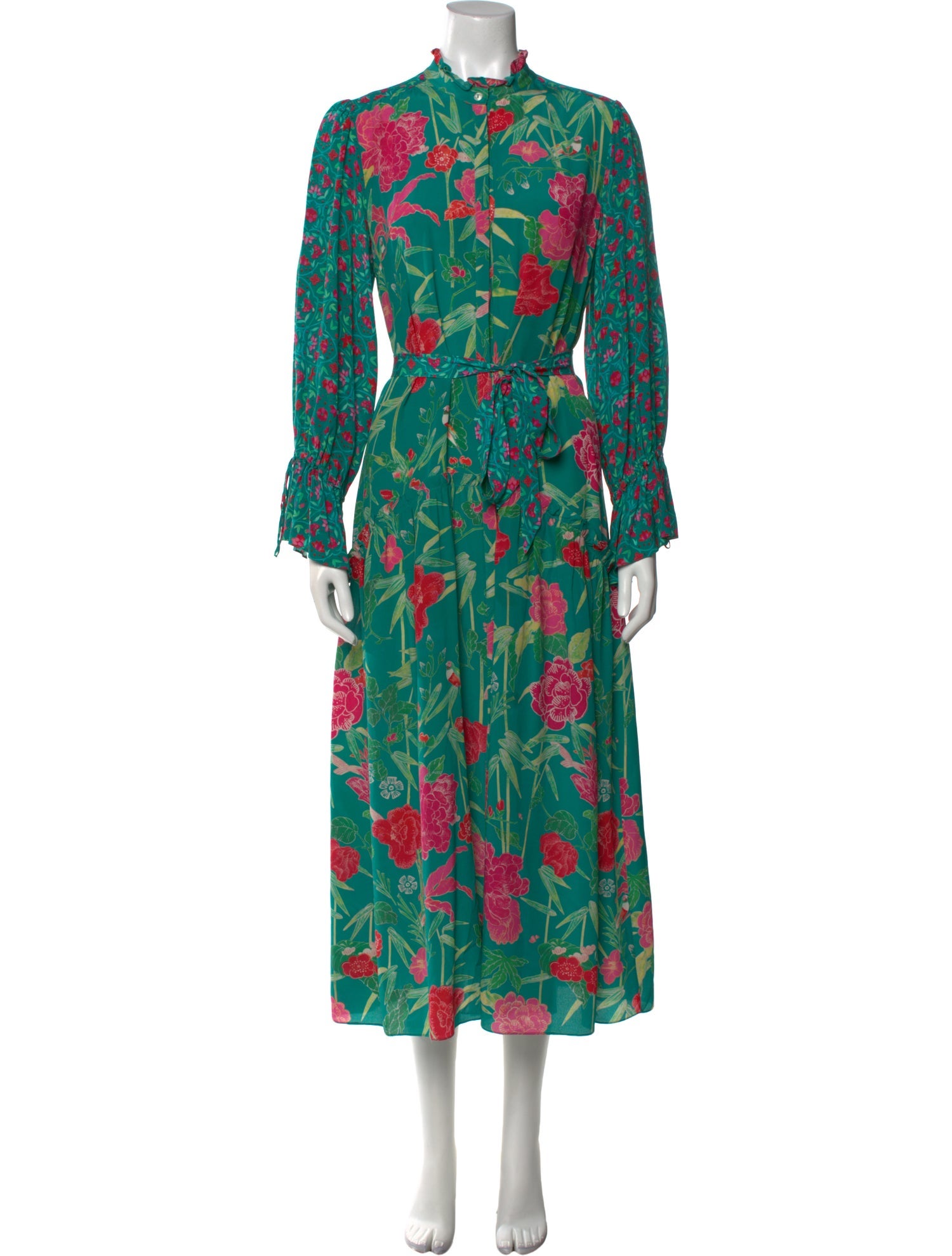 Beulah London Silk Long Dress