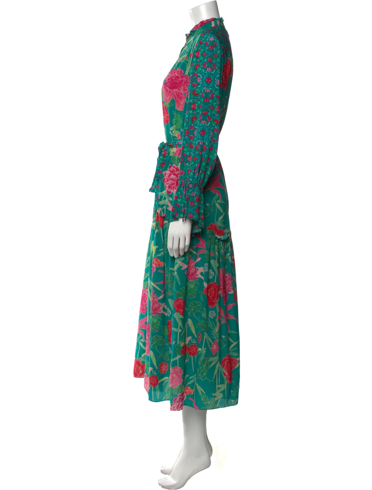 Beulah London Silk Long Dress