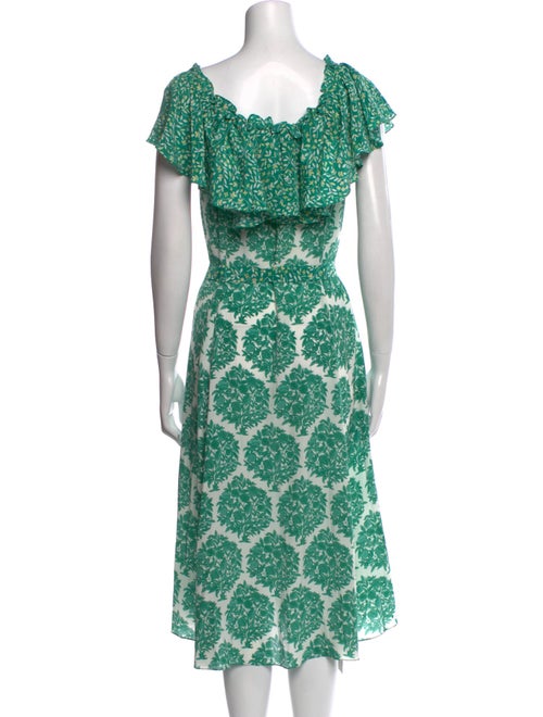 Beulah London Silk Midi Length Dress