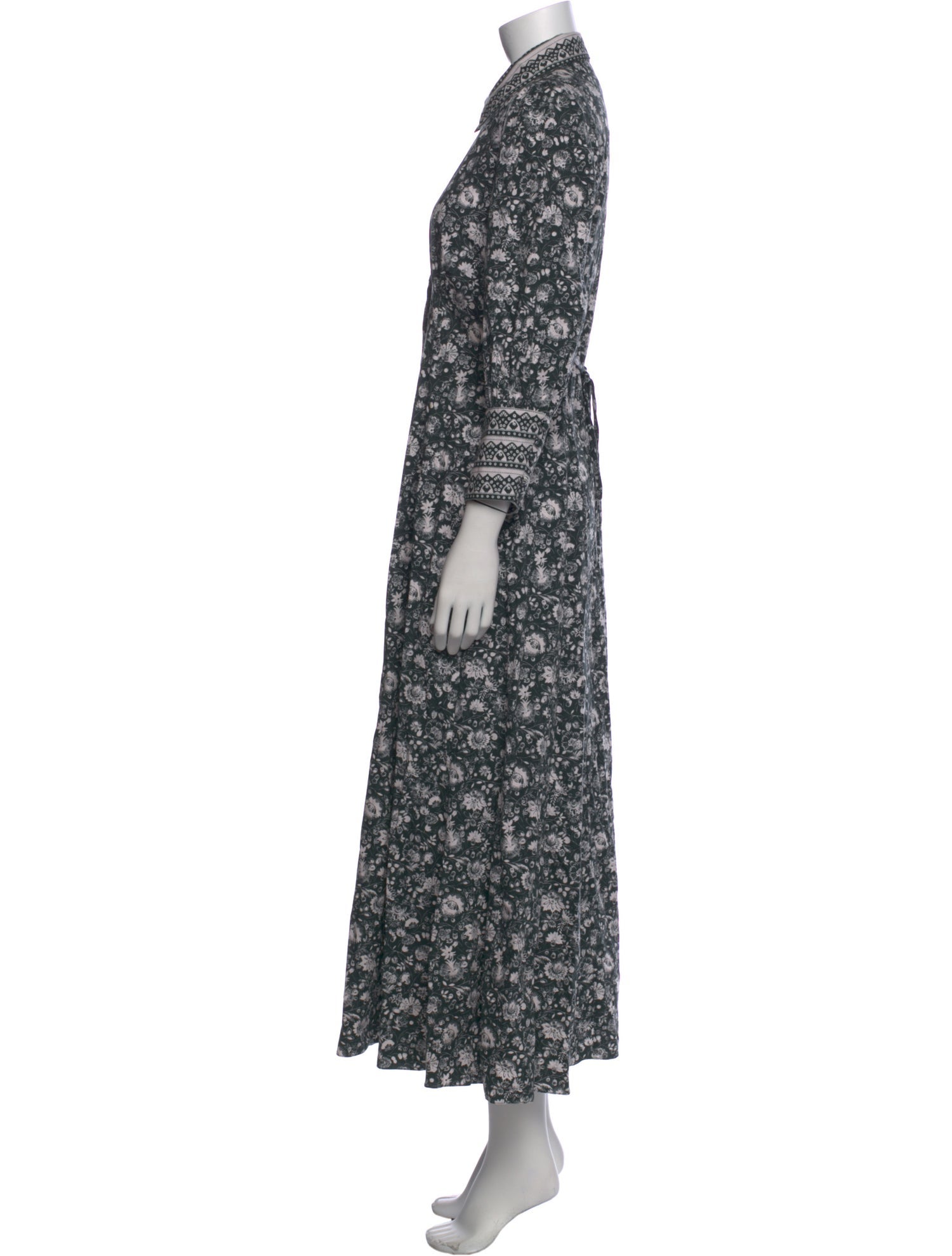 Beulah London Floral Print Long Dress