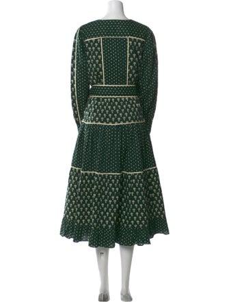 Beulah London Printed Long Dress