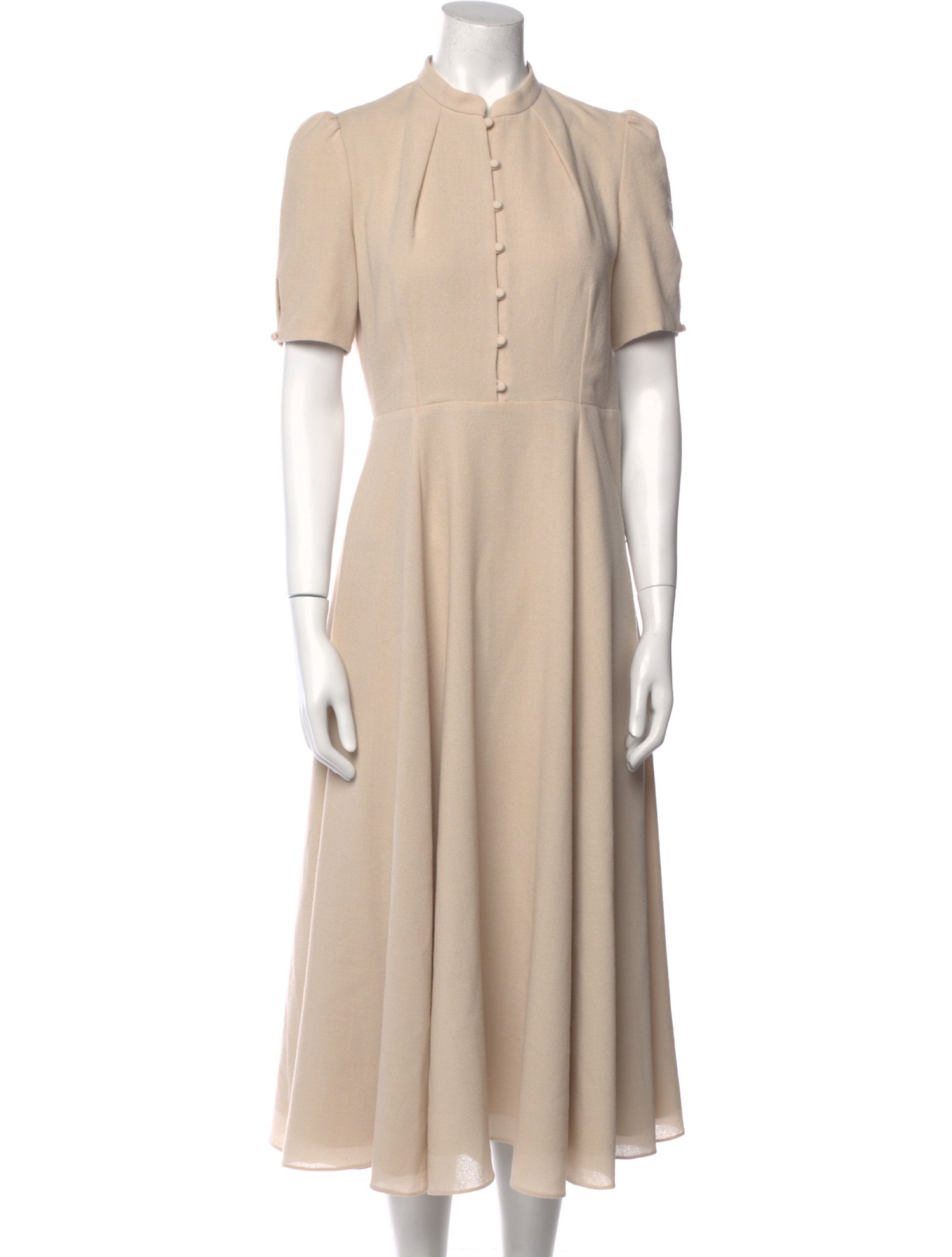 Beulah London Wool Midi Length Dress