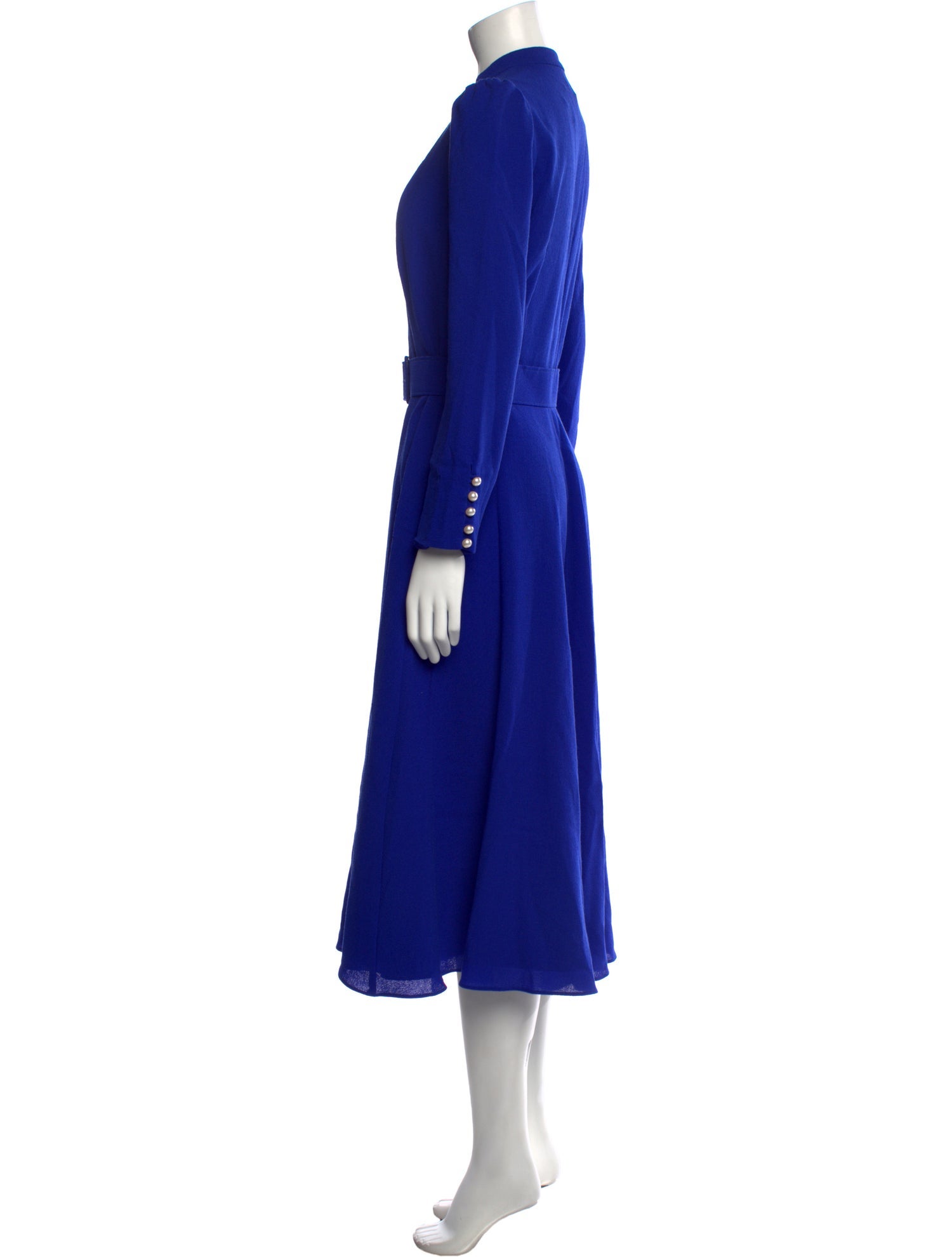 Beulah London Wool Midi Length Dress