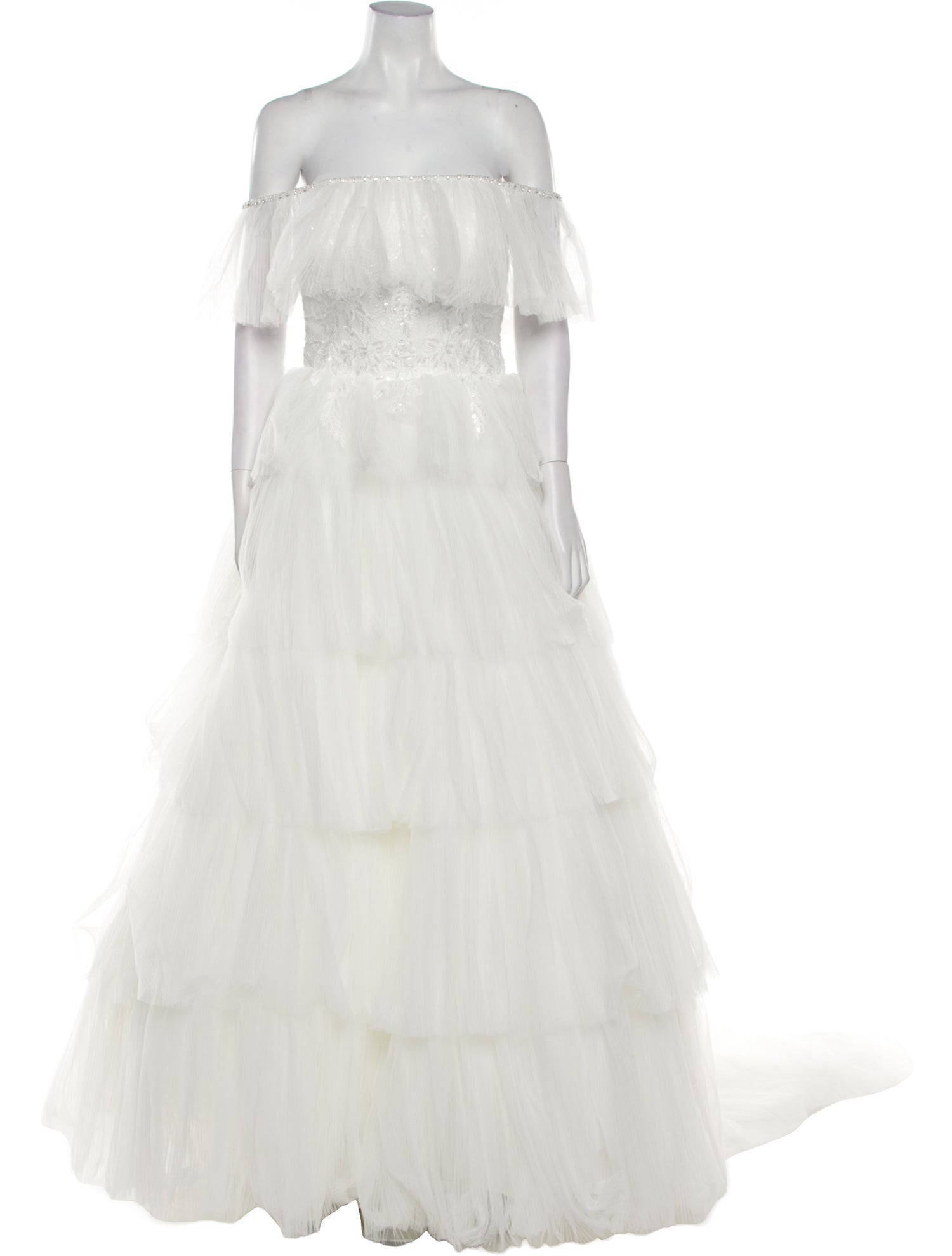 Abella Lace Pattern Long Dress w/ Tags