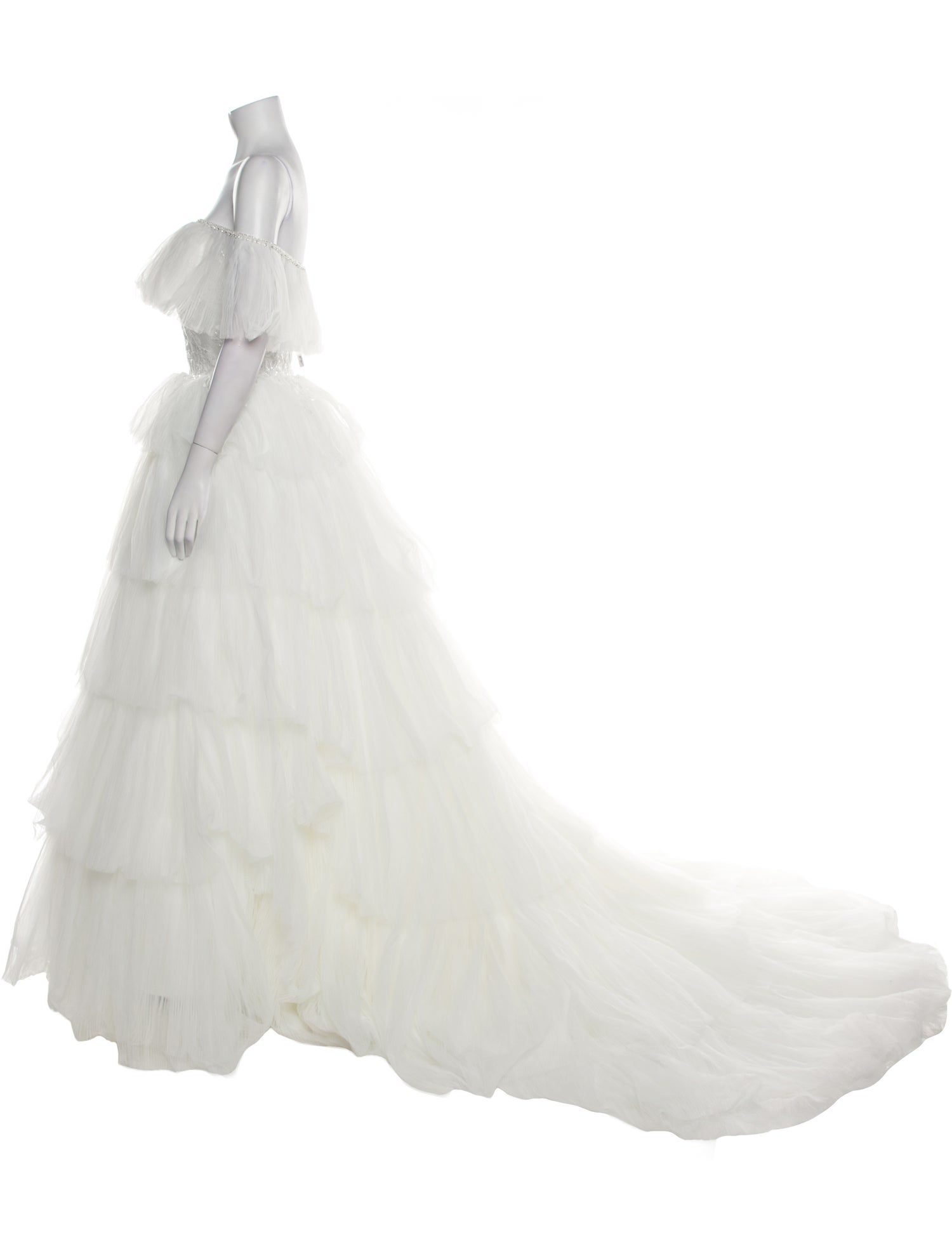 Abella Lace Pattern Long Dress w/ Tags