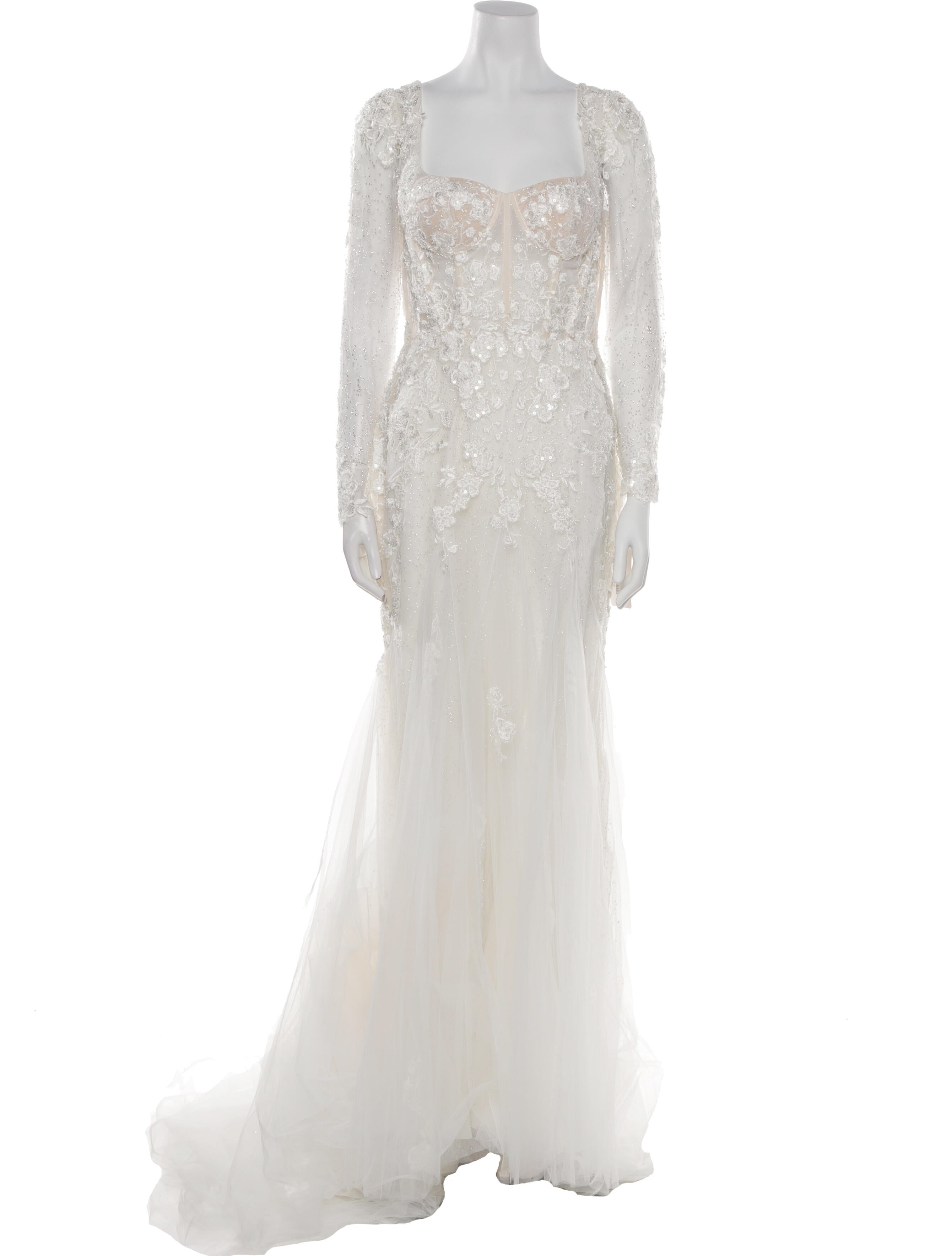 Abella Square Neckline Long Dress w/ Tags