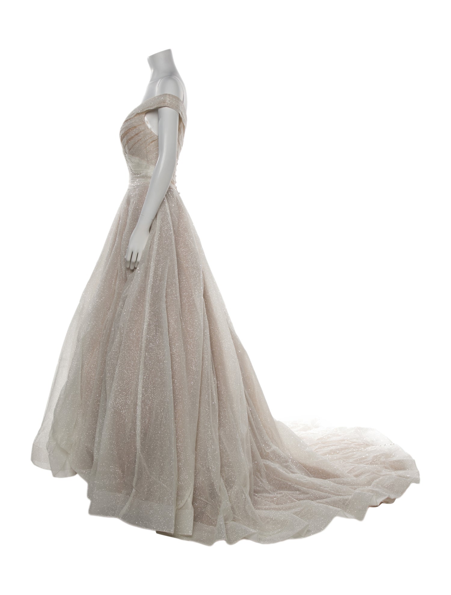 Abella Off-The-Shoulder Long Dress w/ Tags